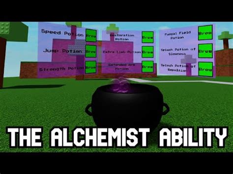  glue, soap, cake. . How to get alchemist in ability wars